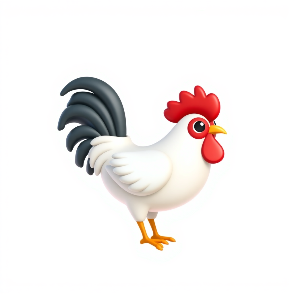 a tok emoji of a rooster